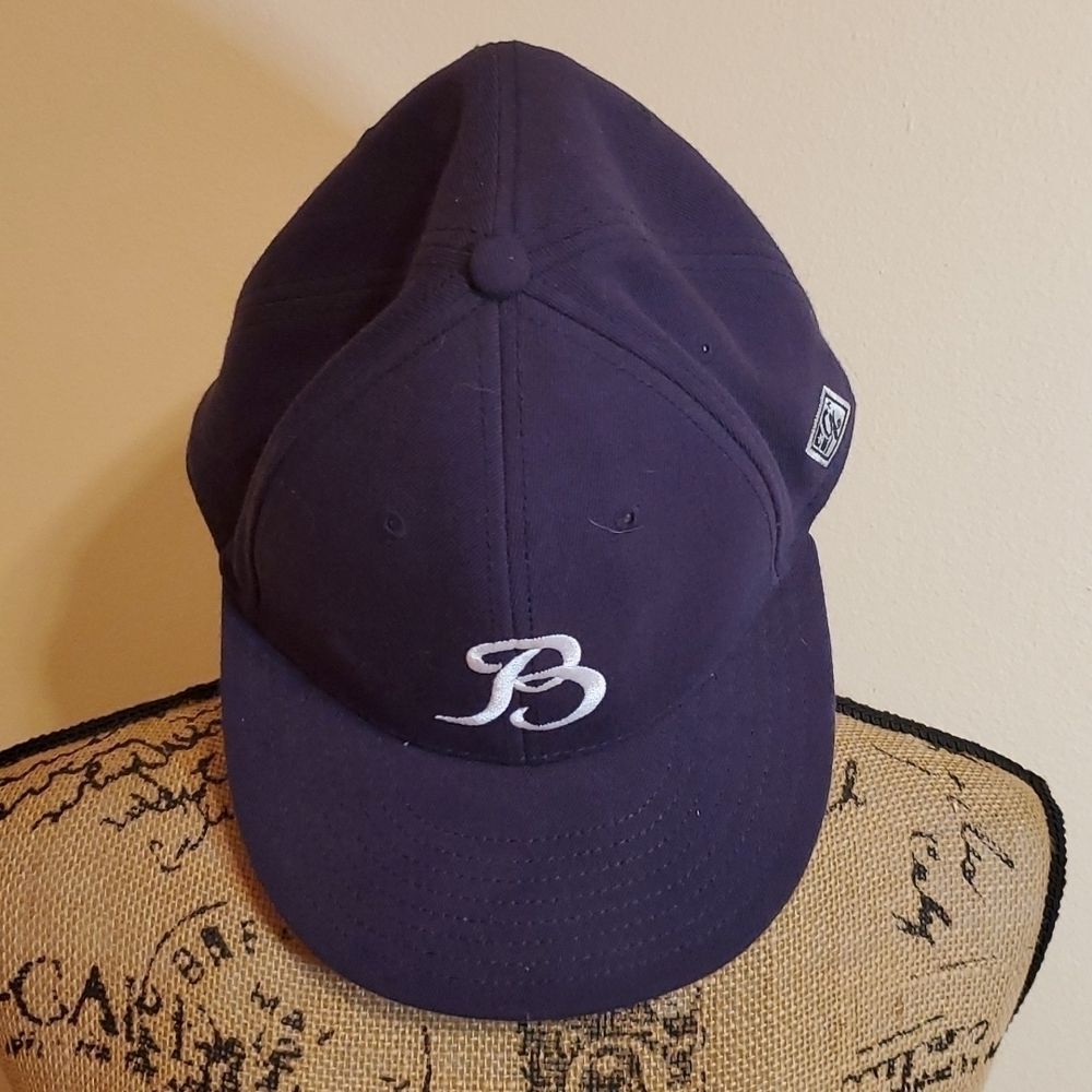 The Game Chicago Bears Navy Blue Ball Cap Size Medium Gray Underbrim